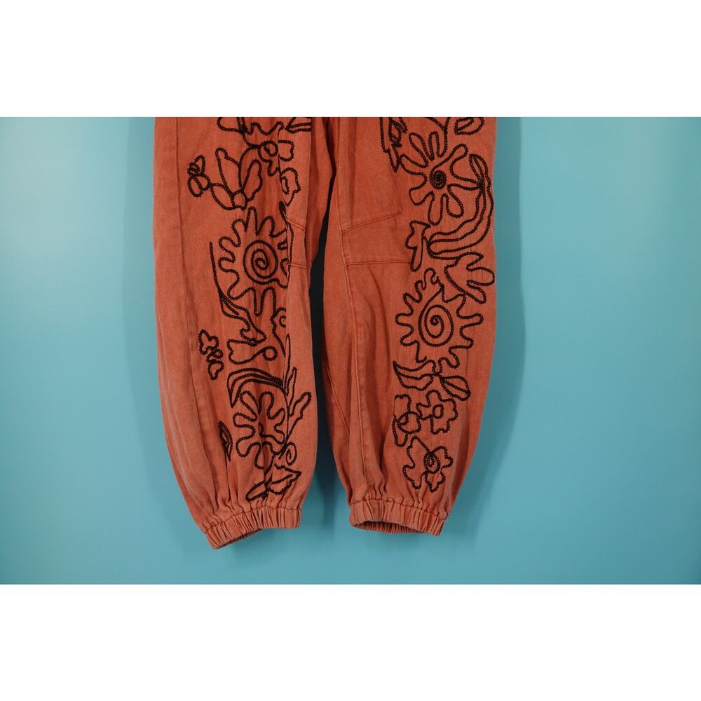 POL Size Medium Orange Embroidered Pants SIze M - Picture 3 of 9